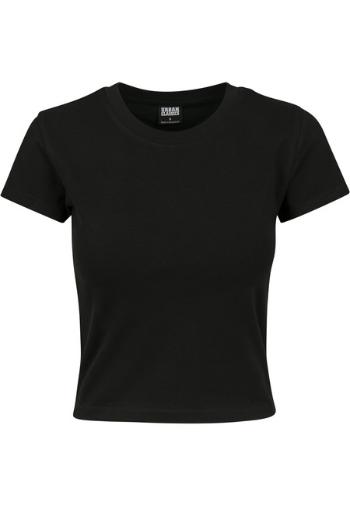 Urban Classics Ladies Stretch Jersey Cropped Tee black - M