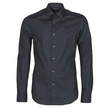 G-Star Raw  DRESSED SUPER SLIM SHIRT LS  Košele s dlhým rukávom Čierna