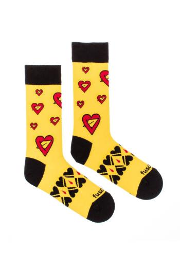 Žlté ponožky Seman Srdcia