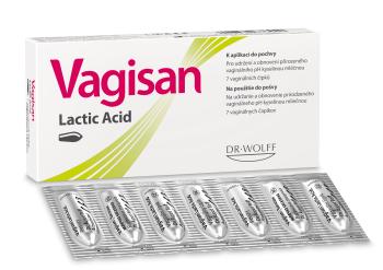 Vagisan Lactic Acid čapíky 7 ks