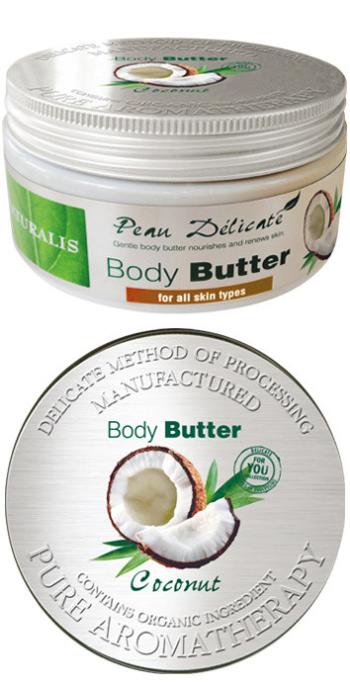 Naturalis Tělové máslo Kokos 300 g