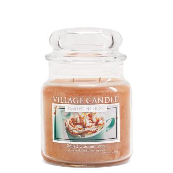 Village Candle Vonná sviečka v skle Salted Caramel Latté 389 g