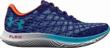 Under Armour Men's UA Flow Velociti Wind 2 Running Shoes Sonar Blue/Citrus Blast/Blue Surf 45,5