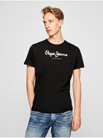 Čierne pánske tričko Pepe Jeans Eggo