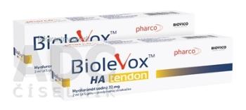 BIOLEVOX HA tendon 32 mg (Duopack) roztok intraartikulárny 1,6% gél v predplnenej striekačke 2x2 ml
