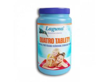 Multifunkčné tablety pre chlórovú dezinfekciu bazénovej vody LAGUNA 4v1 Quatro 2,4kg