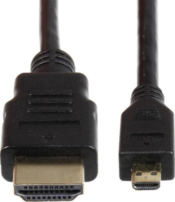 Joy-it K-1481 HDMI kábel Raspberry Pi [1x HDMI zástrčka - 1x HDMI zástrčka D Micro] 3.00 m čierna