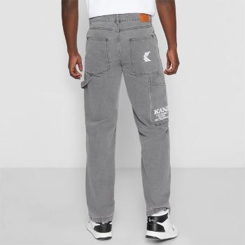 Karl Kani Retro Baggy Workwear Denim Light Grey - W 32