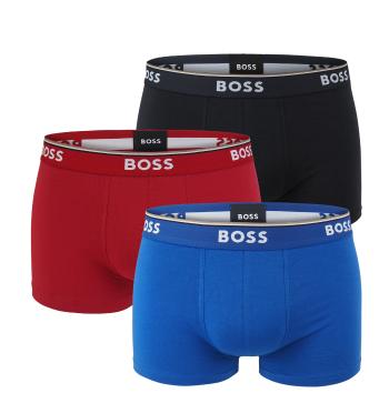 BOSS - boxerky 3PACK cotton stretch power multicolor - limitovaná fashion edícia-L (90-98 cm)