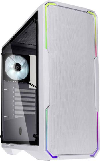 Bitfenix Enso Mesh RGB midi tower púzdro biela 1 predinštalovaný LED ventilátor, 1 predinštalovaný ventilátor, bočné okn