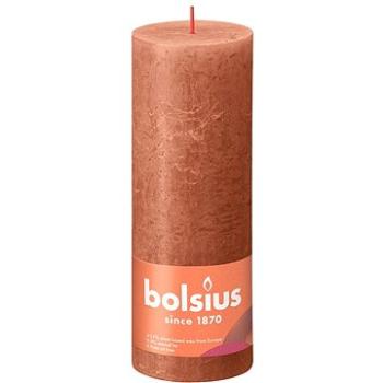 BOLSIUS rustikálna stĺpová hrdzavo ružová 190 × 68 mm (8717847149459)