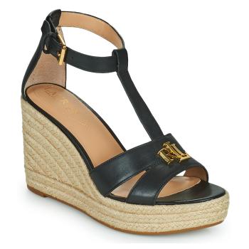 Lauren Ralph Lauren  HALE ESPADRILLES CASUAL  Sandále Čierna