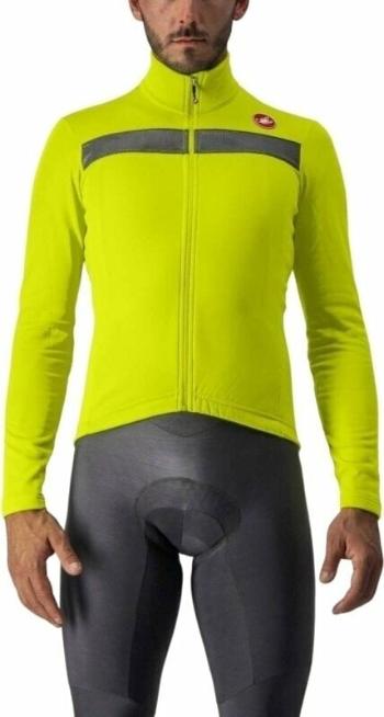 Castelli Puro 3 FZ Dres Electric Lime/Silver Reflex 2XL