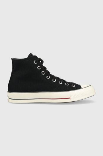 Tenisky Converse Chuck 70 HI pánske, čierna farba, A02758C