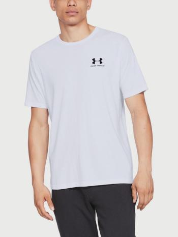 Under Armour Sportstyle Left Chest SS Tričko Biela