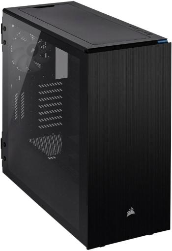 Corsair Carbide 678C TG midi tower PC skrinka čierna 3 predinštalované ventilátory, tlmené, bočné okno, prachový filter