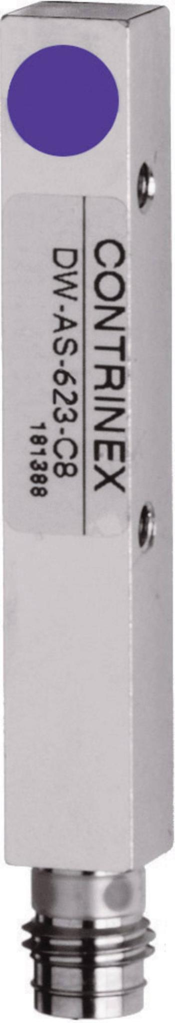 Contrinex indukčný senzor priblíženia 8 x 8 mm zarovnaná PNP DW-AS-623-C8-001
