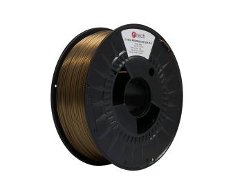 Tlačová struna (filament) C-TECH PREMIUM LINE, Silk PLA, bronz, 1,75mm, 1kg