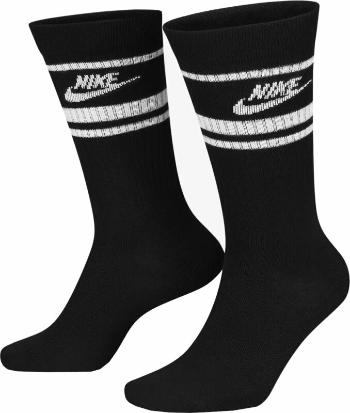 Nike Sportswear Everyday Essential Crew Socks Ponožky Black/White M