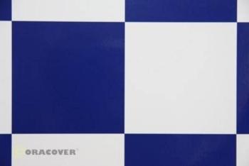 Oracover 691-010-052-010 nažehlovacia fólia Fun 6 (d x š) 10 m x 60 cm biela, tmavomodrá
