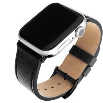 FIXED Leather Strap pre Apple Watch 42/44/45/Ultra 49mm čierny (FIXLST-434-BK)
