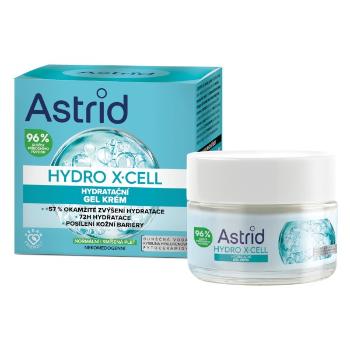 Astrid Hydratačný gél krém pre normálnu až zmiešanú pleť Hydro X-Cell 50 ml