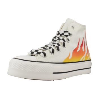 Converse  CHUCK TAYLOR ALL STAR LIFT PLATFORM FLAMES  Módne tenisky Biela