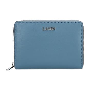 Lagen Dámska peňaženka kožená 50309 Svetlo modrá