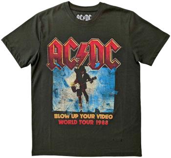 AC/DC Tričko Blow Up Your Video Green XL