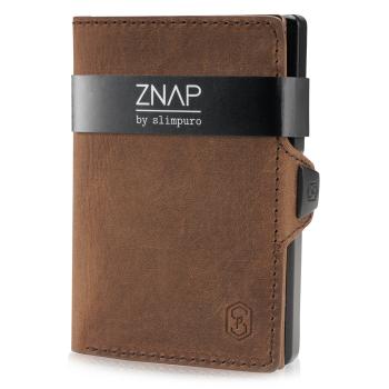Slimpuro ZNAP, tenká peňaženka, 8 kariet, priečinok mince, 8 × 1,5 × 6 cm (Š × V × H), RFID ochrana