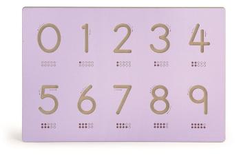 Kresliaca šablóna číslica Number template