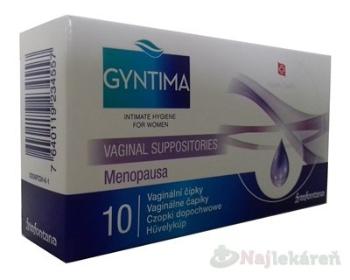 Gyntima Menopausa vaginálne čapíky 10 ks