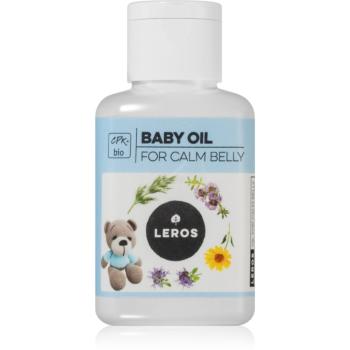 Leros BIO Baby oil Pokojné bruško, divoký tymian & kôpor olej na masáž bruška dojčaťa 60 ml