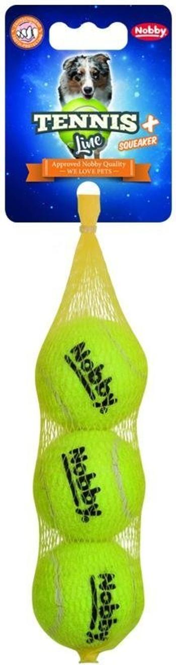 Tennisová lopta pískajúca S 3ks