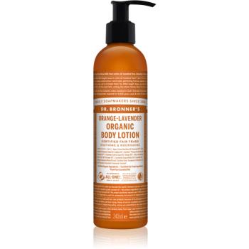 Dr. Bronner’s Orange & Levender vyživujúce hydratačné telové mlieko 240 ml