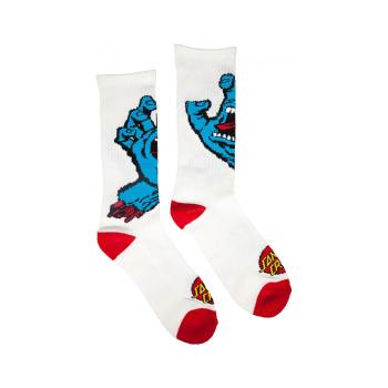 Santa Cruz  Screaming hand sock  Ponožky Biela