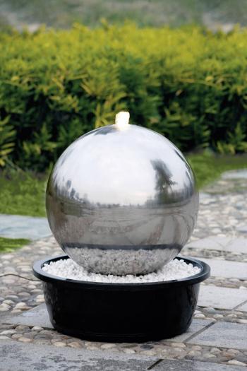 FIAP 1410-1 záhradná fontána premiumdesign WaterBall 500    s LED osvetlením