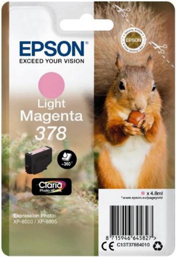 Epson C13T37864010 svetlo purpurová (light magenta) originálna cartridge