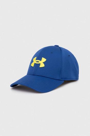 Šiltovka Under Armour tmavomodrá farba, s nášivkou