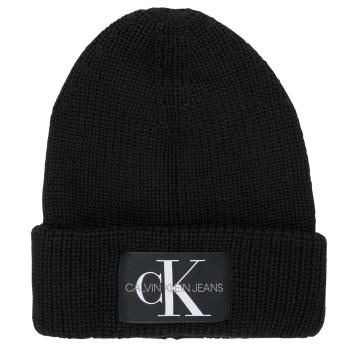 Calvin Klein Jeans  MONOGRAM BEANIE WL  Čiapky Čierna