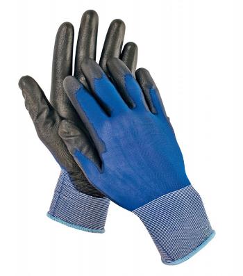 SMEW FH rukavice nylon modrá/čierna 11