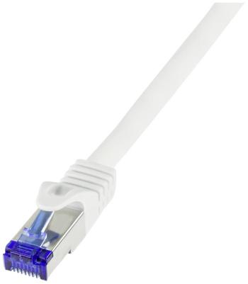 LogiLink C6A081S RJ45  CAT 6A S/FTP 7.5 m biela  1 ks