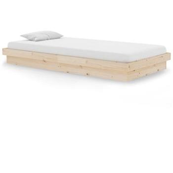 Rám postele masívne drevo 100 × 200 cm, 819897