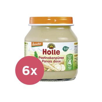 6x HOLLE BIO Paštrnákové pyré (125 g) – zeleninový príkrm