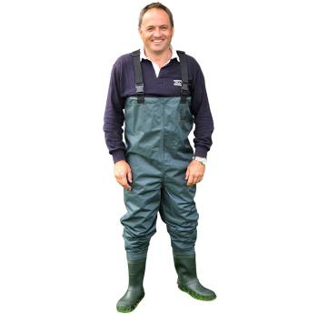 Shakespeare prsačky sigma nylon pvc vhest wader cleated sole-veľkosť 8