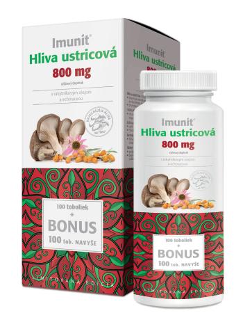 Imunit HLIVA ustricová 800 mg s rakytník. a echinacea 200 kapsúl