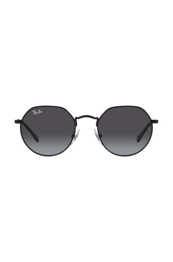 Detské slnečné okuliare Ray-Ban Junior Jack čierna farba, 0RJ9565S