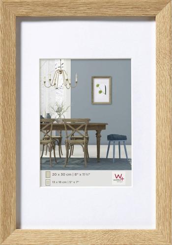 walther+ design EF030E vymeniteľný fotorámček Formát papiera: 20 x 30 cm  dub