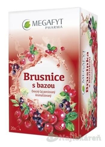 MEGAFYT Brusnice s bazou ovocný čaj 20x2g (40g)