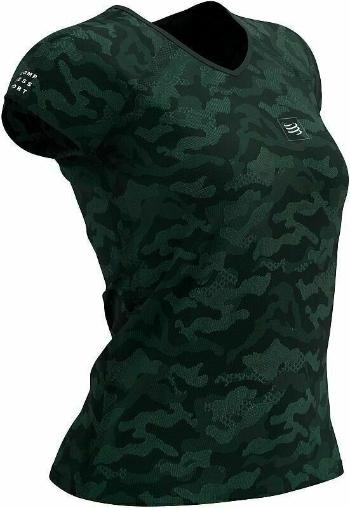 Compressport Training T-Shirt Camo Premium Silver Pine M